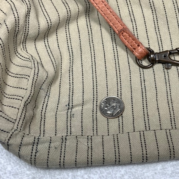 Frye Melissa Leather Beige/Peach Shoulder Bag - Picture 7 of 16